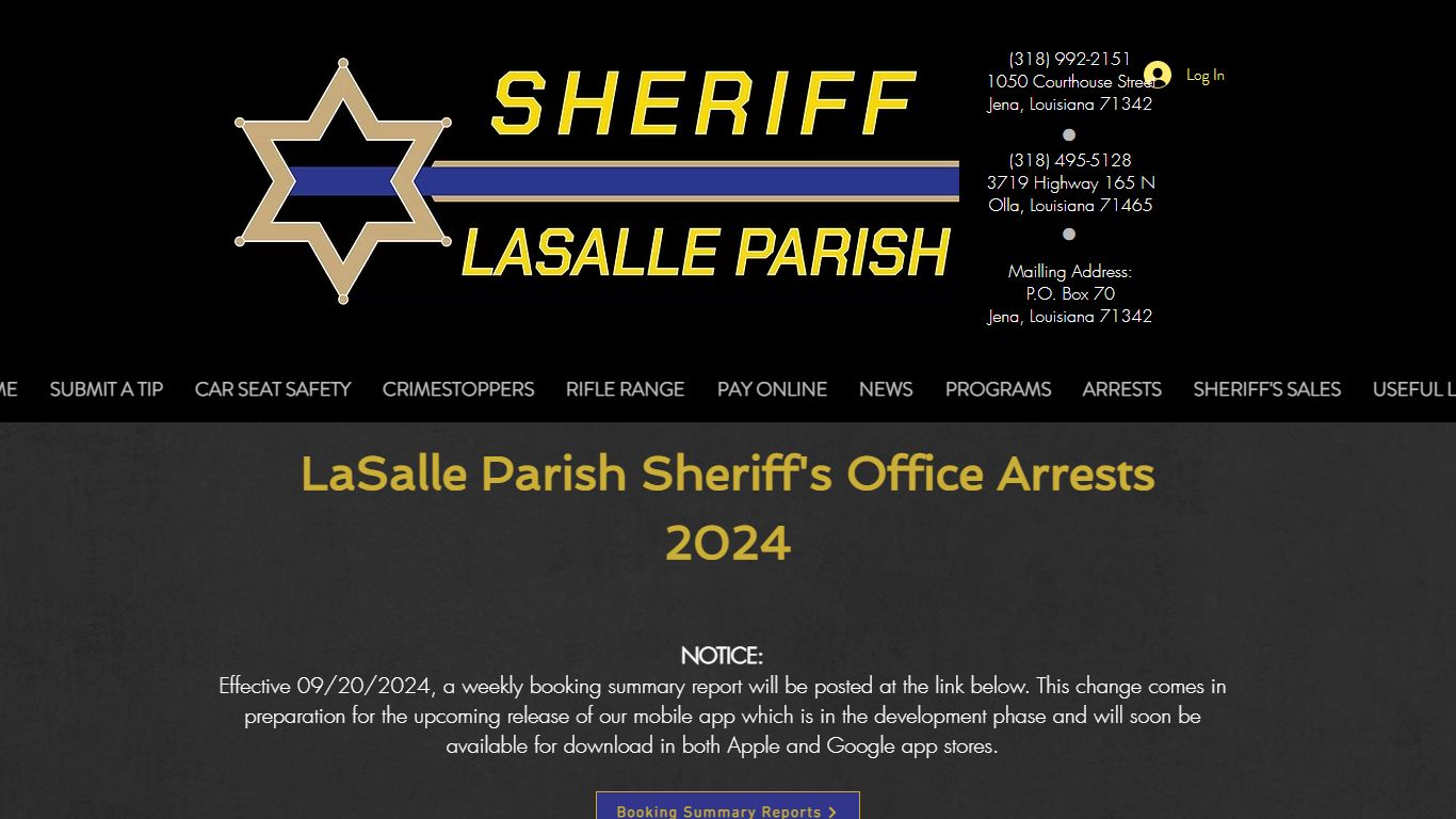 2024 ARRESTS | LaSalle S.O.